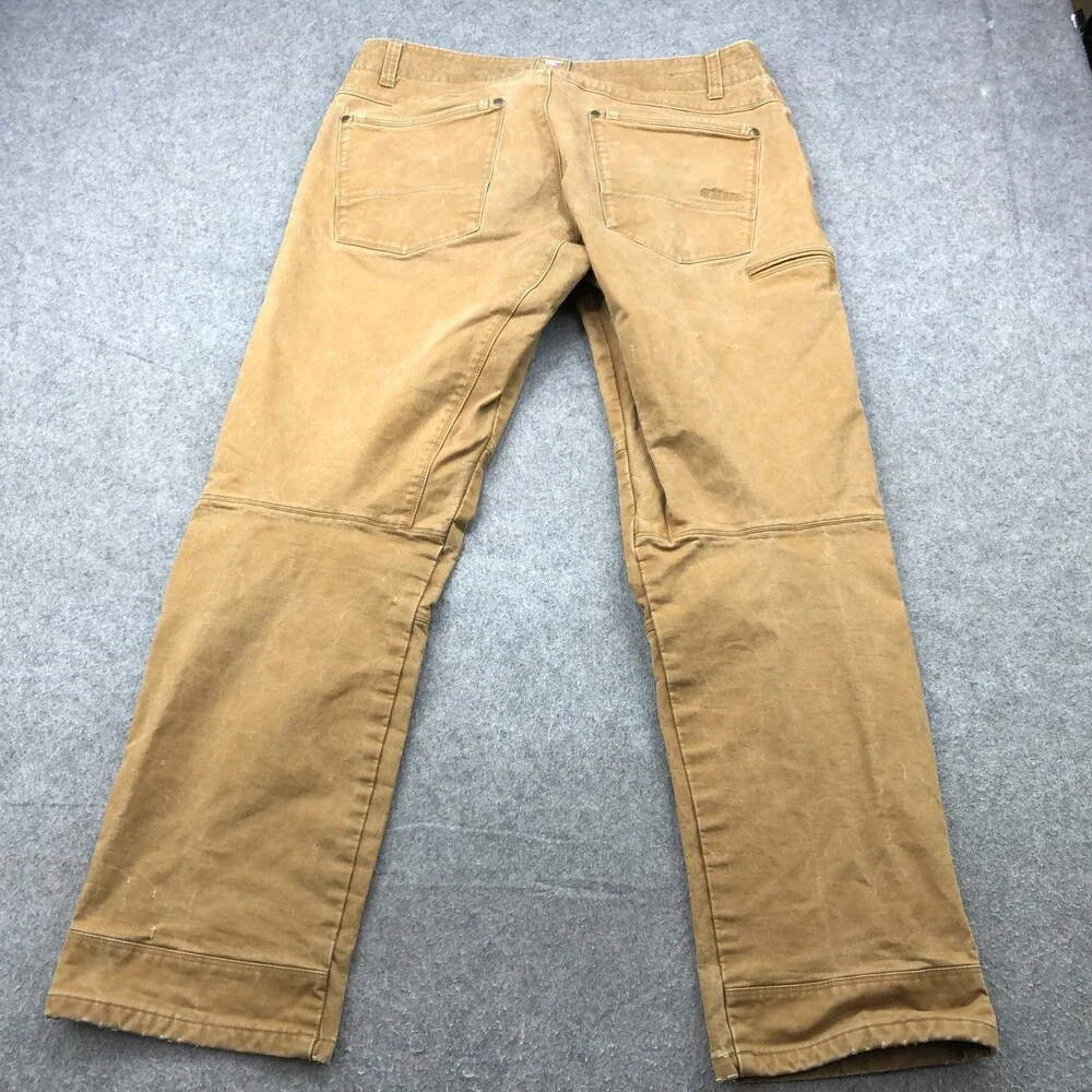 Kuhl Rydr Pants Mens 36x32 Brown Straight Fit Outdoor Hiking Workwear Durable - Picture 13 of 15